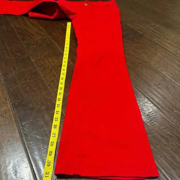 Southpole Red Denim Jeans, Y2K Streetwear Core, Size 9